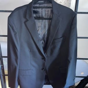 Pronto Uomo Platinum Dark Gray Suit (Blazer & Pants)